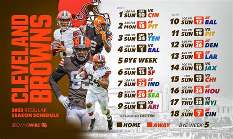 Cleveland's slate of 2023 opponents was finalized Sunday after the team locked in its fourth-place finish in the AFC North. The Browns will play nine home games and eight road games during the ...
